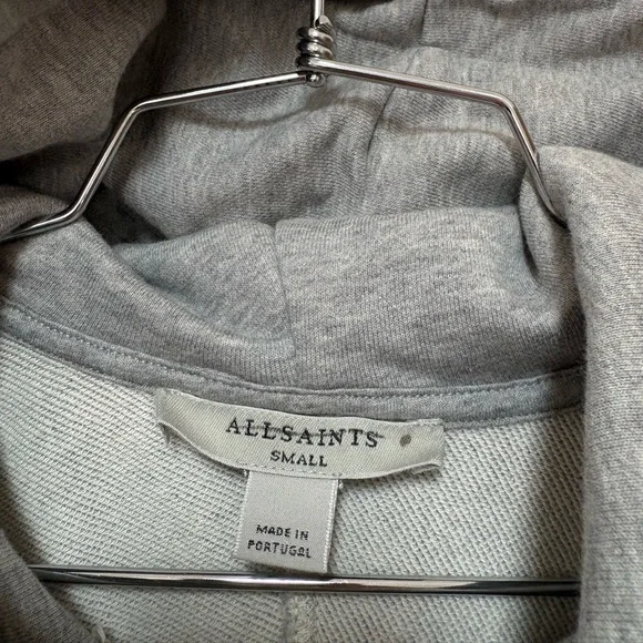 NWOT AllSaints Grey Artia Hoodie Size Small - Picture 11 of 15